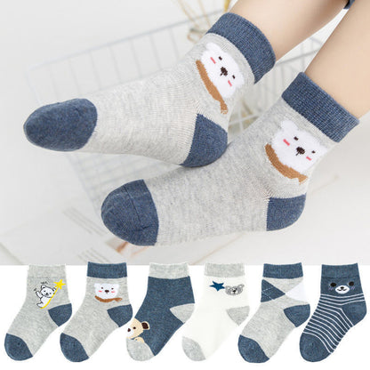 Kids Cotton Ankle Socks - Breathable No-Show Boat Socks for Boys & Girls