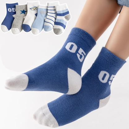 Kids Cotton Ankle Socks - Breathable No-Show Boat Socks for Boys & Girls