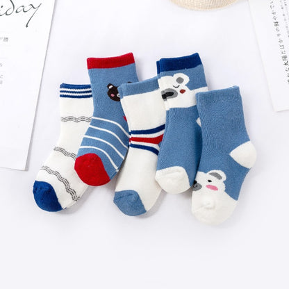 Children's Terry Socks - Cozy Non-Slip Socks for Kids