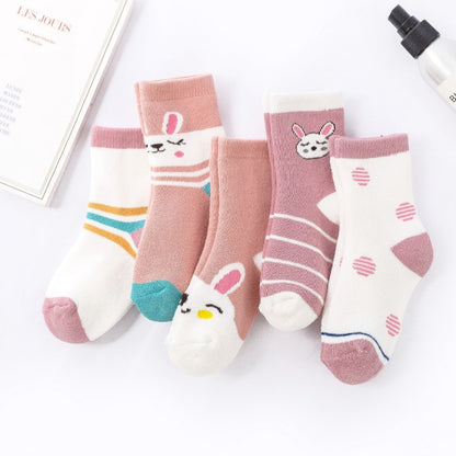 Children's Terry Socks - Cozy Non-Slip Socks for Kids