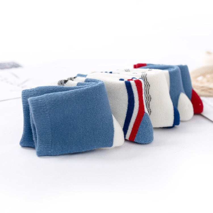 Children's Terry Socks - Cozy Non-Slip Socks for Kids