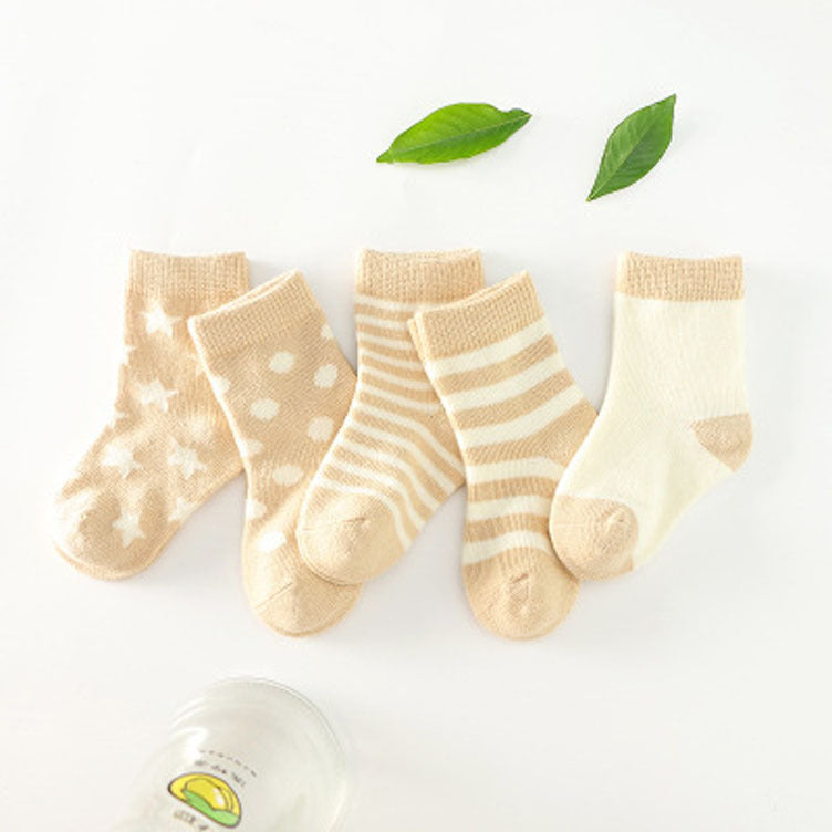 Cozy Cotton Tube Socks for Kids - Breathable & Comfortable