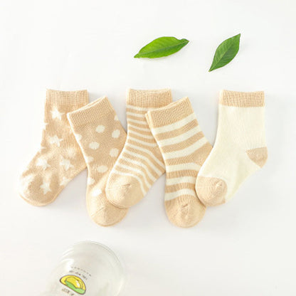 Cozy Cotton Tube Socks for Kids - Breathable & Comfortable
