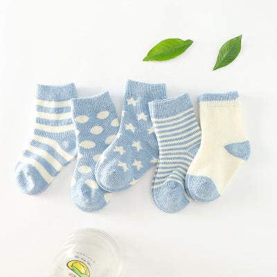 Cozy Cotton Tube Socks for Kids - Breathable & Comfortable