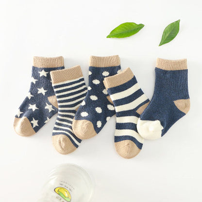 Cozy Cotton Tube Socks for Kids - Breathable & Comfortable