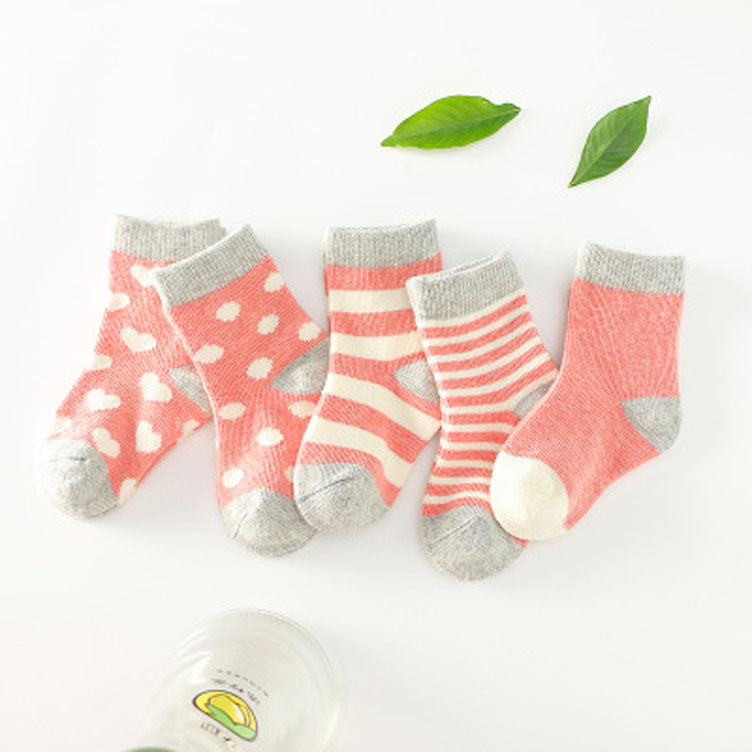 Cozy Cotton Tube Socks for Kids - Breathable & Comfortable
