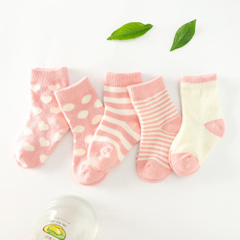 Cozy Cotton Tube Socks for Kids - Breathable & Comfortable