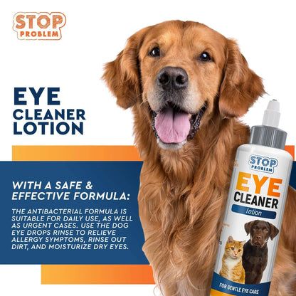 All Pets Eye Wash Drops for Relieve Pink Eye Allergies Symptoms Treatment