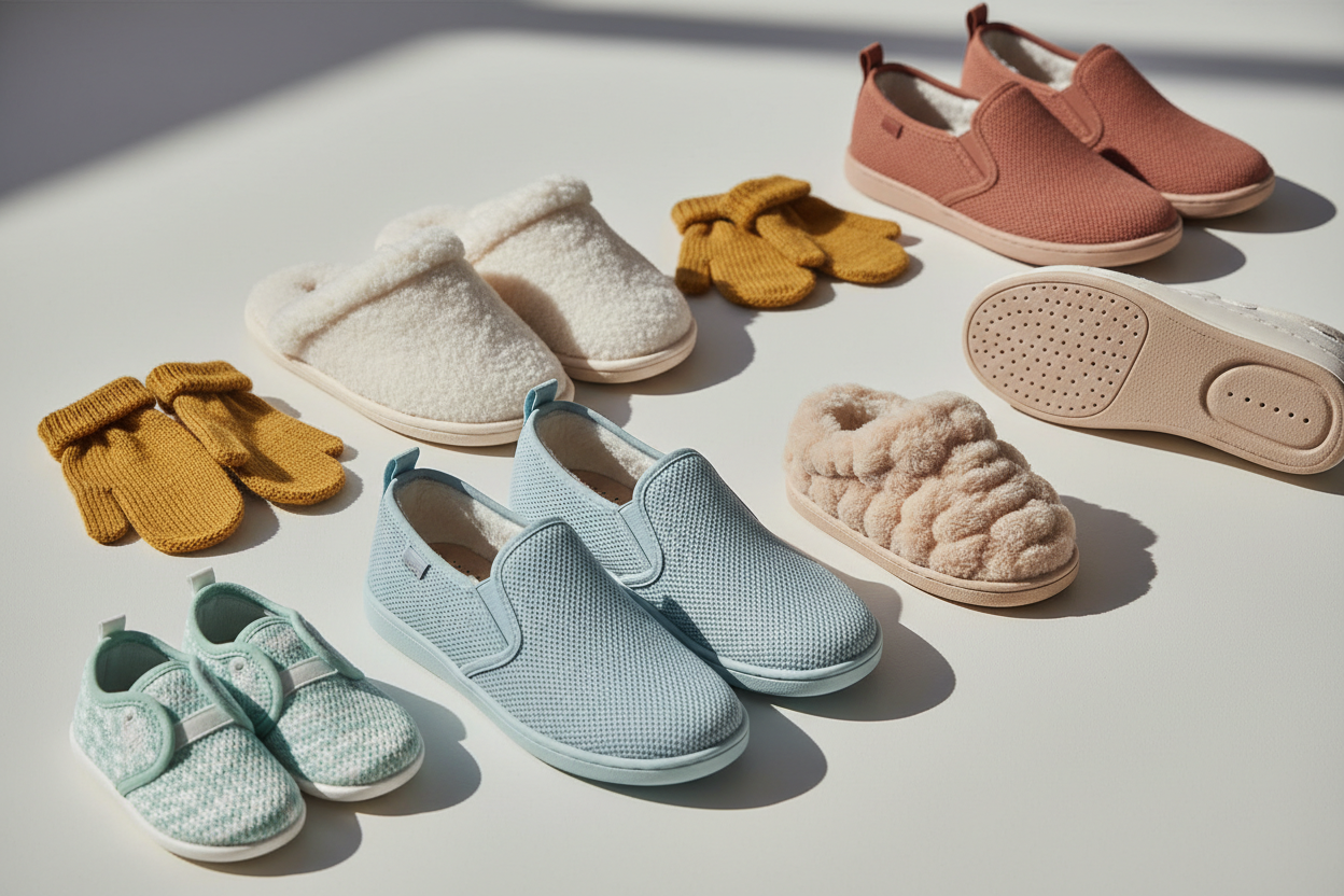 should be footwear and handwear for people and children